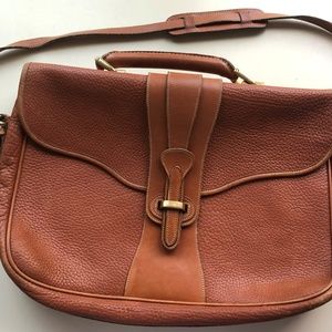 Vintage Dooney & Bourke Equestrian Briefcase R12